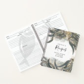 Waterverf Eucalyptusbladeren Bruidsdouche Recepten Notitieboek (Binnen)