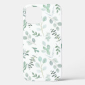 Waterverf Eucalyptusbladeren Case-Mate iPhone Case (Achterkant)