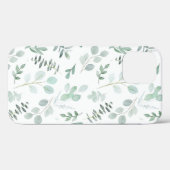 Waterverf Eucalyptusbladeren Case-Mate iPhone Case (Achterkant (horizontaal))