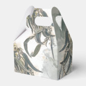 Waterverf Eucalyptusbladeren Groene Bruiloft Feest Bedankdoosjes (Achterkant)