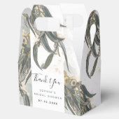 Waterverf Eucalyptusbladeren Groene Bruiloft Feest Bedankdoosjes (Geopend)