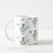 Waterverf eucalyptusbladeren koffiemok (Links)