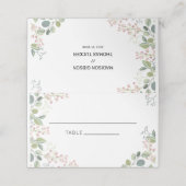 Waterverf Eucalyptusbladeren Plaatskaartje (Buitenkant ongevouwen)