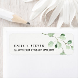 waterverf eucalyptusdecor etiket