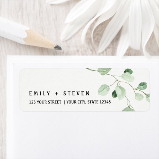 waterverf eucalyptusdecor etiket (Insitu)