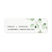 waterverf eucalyptusdecor etiket (Voorkant)