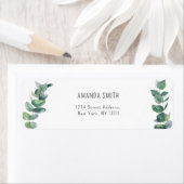 Waterverf Eucalyptusetiket Etiket (Insitu)