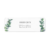 Waterverf Eucalyptusetiket Etiket (Voorkant)