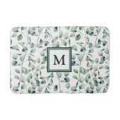 Waterverf Eucalyptuspatroon Badmat (Voorkant)