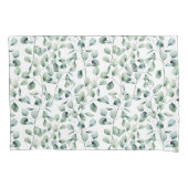 Waterverf Eucalyptuspatroon Kussensloop (Voorkant)