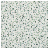 Waterverf Eucalyptuspatroon Stof (Swatch)