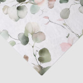 Waterverf Eucalyptuspatroon Tissuepapier (Detail)