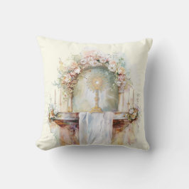 Waterverf Eucharistische Aanbidding Altaar Kussen