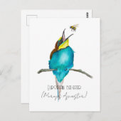 Waterverf (Europese bijeneter) Briefkaart (Voorkant / Achterkant)