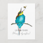 Waterverf (Europese bijeneter) Briefkaart (Voorkant)