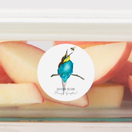 Waterverf (Europese bijeneter) Labels (Aangebracht)