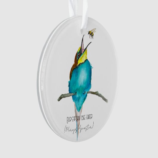 Waterverf (Europese bijeneter) Ornament (voorkant)