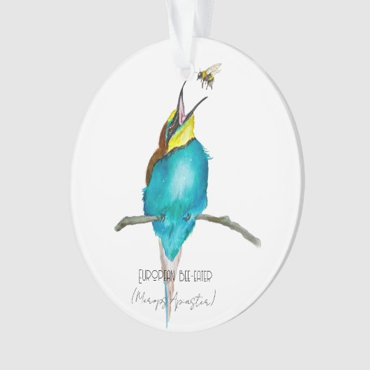 Waterverf (Europese bijeneter) Ornament (voorkant)