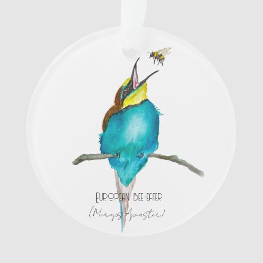 Waterverf (Europese bijeneter) Ornament (voorkant)