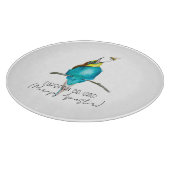 Waterverf (Europese bijeneter) Snijplank (Hoek)