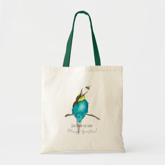 Waterverf (Europese bijeneter) Tote Bag (Voorkant)