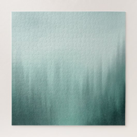 Waterverf Evergreen Forest in Mist Painting Legpuzzel (Verticaal)