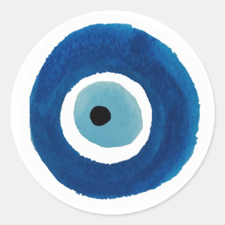 Waterverf Evil Eye (Nazar) Sticker