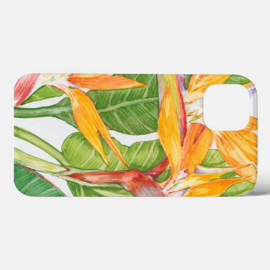 Waterverf exotische bloemen Case-Mate iPhone case (Achterkant (horizontaal))