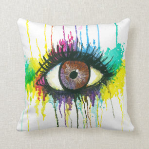 Waterverf Eye Kussen