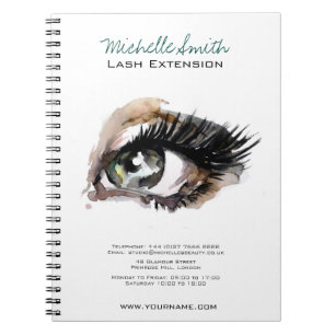 Waterverf eye Lash Extension zakelijke producten Notitieboek