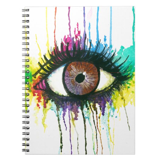 Waterverf Eye Notitieboek (Voorkant)