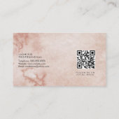 Waterverf Eyelashes Extensions Salon Beauty Visitekaartje (Achterkant)