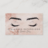 Waterverf Eyelashes Extensions Salon Beauty Visitekaartje (Voorkant)
