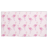 Waterverf Fabulous Flamingo Reversible Pillow Kussensloop (Voorkant)