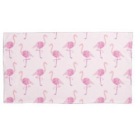 Waterverf Fabulous Flamingo Reversible Pillow Kussensloop
