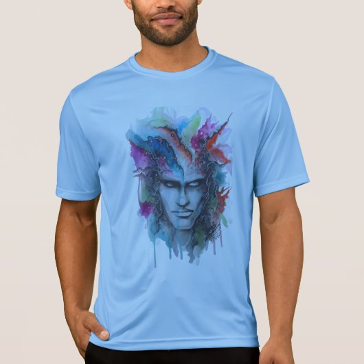 Waterverf Face T-shirt (Voorkant)