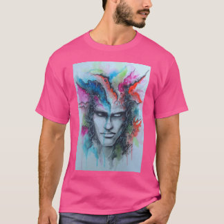 Waterverf Face T-shirt