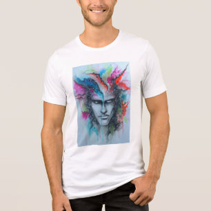 Waterverf Face T-shirt