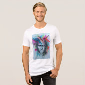 Waterverf Face T-shirt (Voorkant volledig)