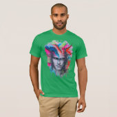 Waterverf Face T-shirt (Voorkant volledig)