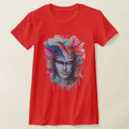 Waterverf Face T-shirt