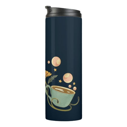 Waterverf Faecore bloemenfeest Thermosbeker (Geroteerd rechts)