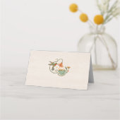 Waterverf Faecore bloementhee Party douchevlek Plaatskaartje (Achterkant)