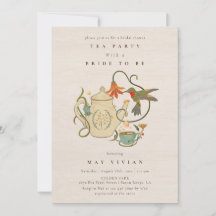 Waterverf Faecore bloementhee Party Vrijgezellenfe