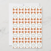 Waterverf Faecore bloementhee Party Vrijgezellenfe Kaart (Achterkant)