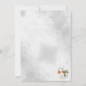 Waterverf Faecore bloementhee Party Vrijgezellenfe Kaart (Achterkant)