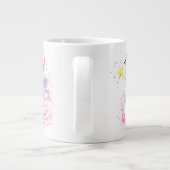 Waterverf Fairy Bunny Grote Koffiekop (Achterkant)