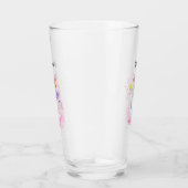 Waterverf Fairy Bunny | Jouw namen toevoegen Glas (Rechts)