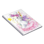 Waterverf Fairy Bunny Notitieboek (Rechterzijde)