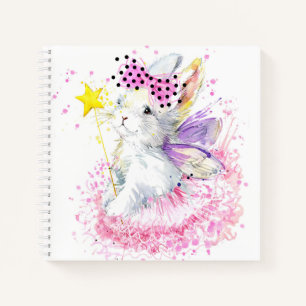 Waterverf Fairy Bunny Notitieboek
